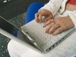 Meisje met laptop